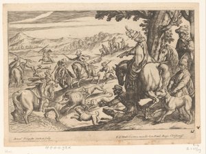 Hunting Boar and Deer (Hunting Scenes Part 5 series)
