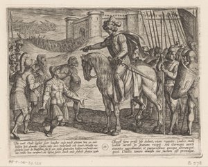Men from the Fort Surrender to Julius Civilis by Antonio Tempesta