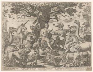 Orpheus Enchants the Animals with His Music by Antonio Tempesta