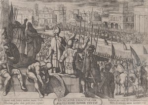 Elisha Bringing the Blinded Syrian Army to the King of Israel by Antonio Tempesta