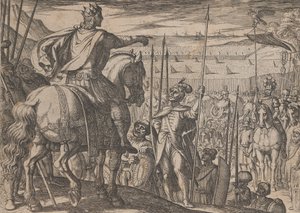 Alexander Instructing his Soldiers by Antonio Tempesta
