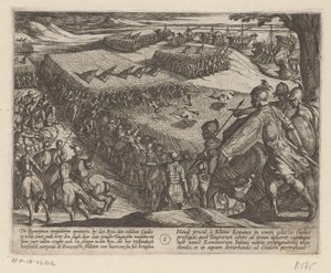 Romans Defeated at the Rhine (series title: The Batavian Wars Against the Romans) by Antonio Tempesta