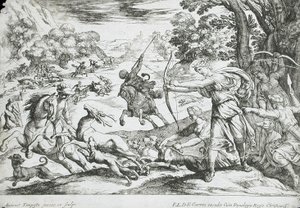 Stag Hunt by Antonio Tempesta