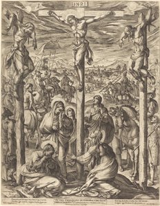 The Crucifixion by Antonio Tempesta