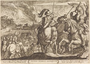The Egyptians Pursue the Israelites by Antonio Tempesta