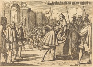 Triumphal Entry of Margaret of Austria by Antonio Tempesta