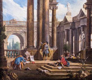 Architectural Fantasy by Antonio Visentini