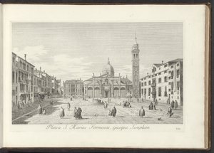 View of Campo Santa Maria Formosa in Venice (Platea S. Mariae Formosae, ejusque Templum) (Views of Buildings and Squares in Venice) by Antonio Visentini