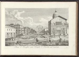 View of the Chiesa di San Giuseppe di Castello in Venice by Antonio Visentini