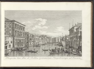 View of the Grand Canal, Palazzo Grimani, and Ca