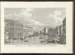 View of the Grand Canal in Venice by Antonio Visentini