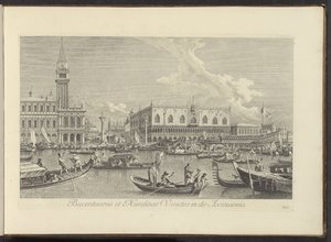 View of the Grand Canal in Venice with the Doge