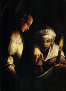 Judith and Her Maidservant by Antonio da Correggio