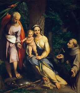 The Rest on the Flight into Egypt by Antonio da Correggio