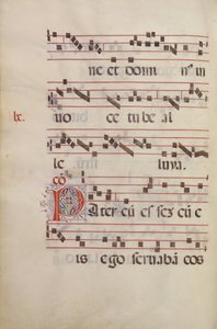 Decorated Initial P by Antonio da Monza