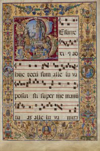 The Gradual. Initial R: The Resurrection, c.1500