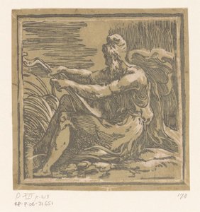 Man with Lute by Antonio da Trento