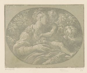 Mary with Child and John the Baptist by Antonio da Trento