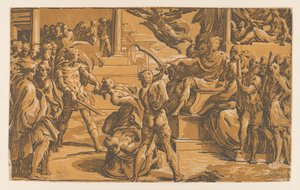 Martyrdom of Saints Peter and Paul by Antonio da Trento