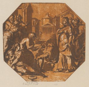 Psyche Worshipped as a Goddess by the People by Antonio da Trento