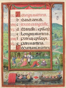 The Month of April, Miniatures from 