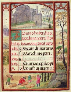 The Month of June, Miniatures from 