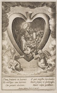 Cor Jesu Amanti Sacrum by Antonius Wierix