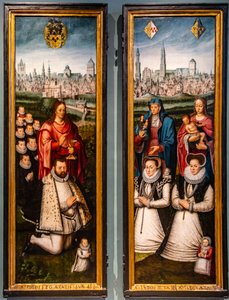 Portraits of Juan II Pardo and His Wives Anna Ingenieulandt and Maria Anchemann
