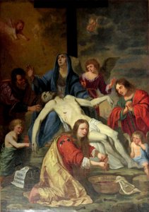The Lamentation over the Dead Christ by Antoon van den Heuvel