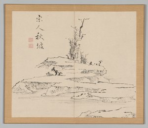 Reverberations of Taiga, Volume 2 (leaf 12) by Aoki Shukuya