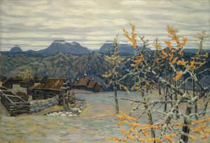 Village in the Ural Mountains