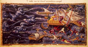 Virgilian Manuscript with Passage from Aeneid by Apollonio di Giovanni di Tommaso