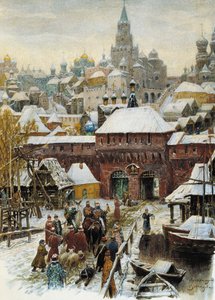 Moscow in the 17th Century by Appolinari Mikhaylovich Vasnetsov