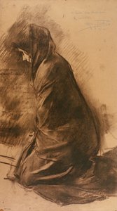 Figure kneeling