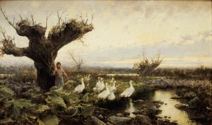 The little goose keeper by Arcadi Mas i Fondevila