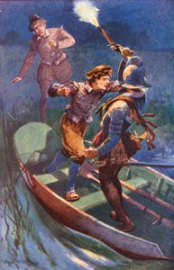 A Fight with a Spaniard by Archibald Bertram (after) Webb
