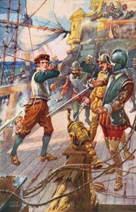 Boarding a Spanish Galleon