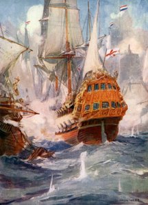 Robert Blake and Admiral Van Tromp