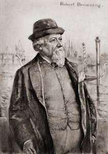 Robert Browning by Archibald Standish Hartrick