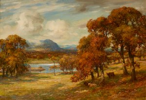 The Young Cricketer by Archibald Standish Hartrick