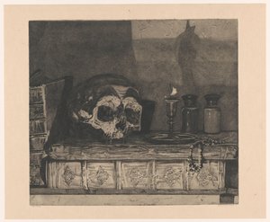 Still Life with Skull