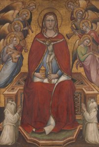 Saint Mary Magdalen Holding a Crucifix by Aretino Luca Spinello or Spinelli