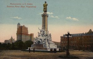 Monument to Christopher Columbus in Buenos Aires, Argentina