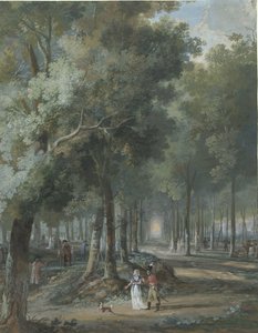 Walkers in a Park
