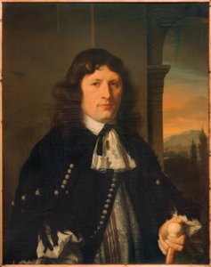Portrait of a Gentleman, Half Figure Facing Right by Arie de Vois
