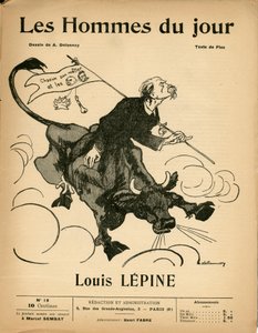 Cover of Les Hommes du jour, number 15 by Aristide Delannoy
