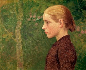 Bust of Young Peasant (detail) by Aristide Maillol