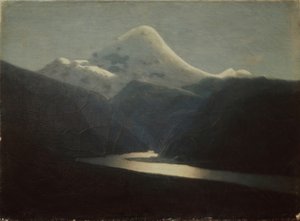 At the Mount Elbrus, 1870s by Arkhip Ivanovich Kuindzhi