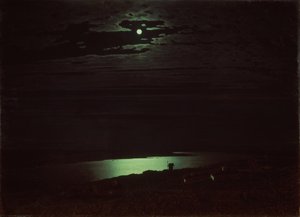 Moonlit Night on the Dniepr, 1880 by Arkhip Ivanovich Kuindzhi