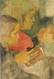 Breton Peasant Women at Mass